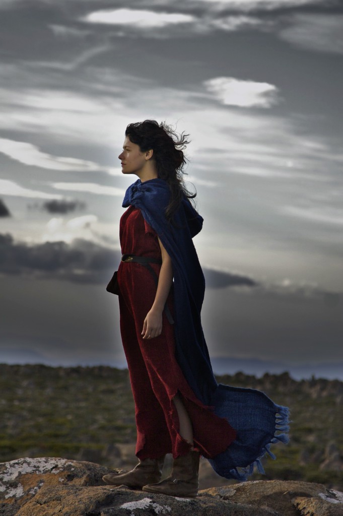 Signy, a Pictish girl in The Island House Signy from The Island House, played by Ella Dann